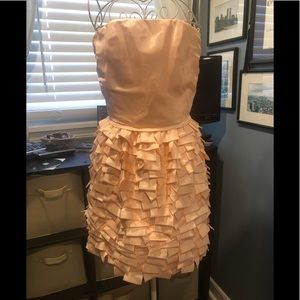 5|48 Strapless silk dress special occasion Size 2